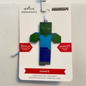 Hallmark Minecraft Zombie Christmas Tree Ornament 2024 New With Tag